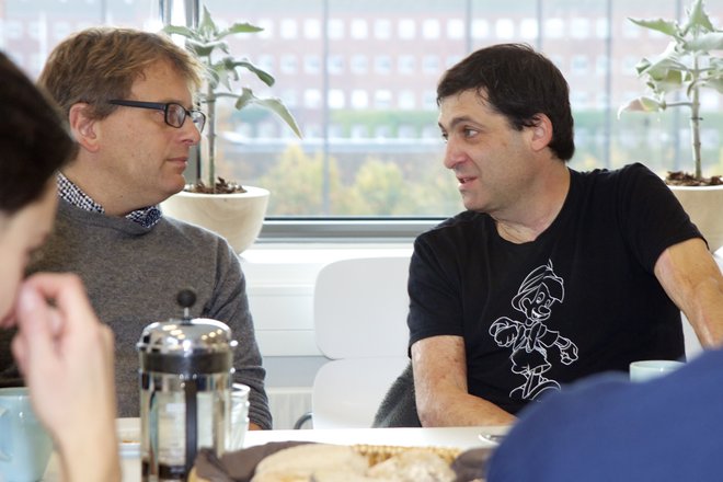 IMC Director Andreas Roepstorff with Dan Ariely