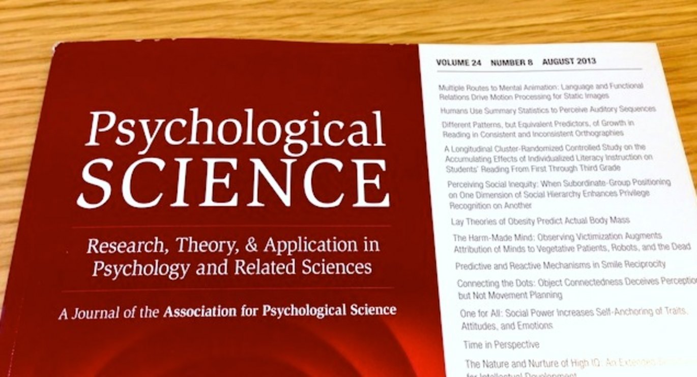 IMC Researchers Published in Psychological Science