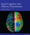 Cover of the journal "Social Cognitive and Affective Neuroscience" with a colourful image of a brain scan