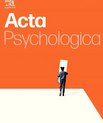 Acta Psychologica cover