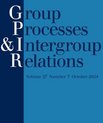 Cover of the journal "Group Processes & Intergroup Relations"